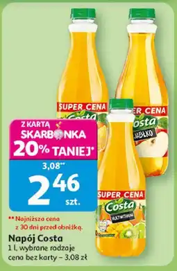 Auchan Napój pomarańczowy Costa oferta