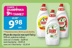 Auchan Płyn do mycia naczyń teatree & mint Fairy Sensitive oferta