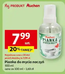 Auchan Pianka do mycia naczyń Auchan Różnorodne (Logo Czerwone) oferta