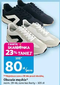 Auchan Obuwie męskie rozm. 39-46 oferta