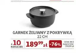 Auchan Garnek żeliwny 22 cm Kitchenaid oferta