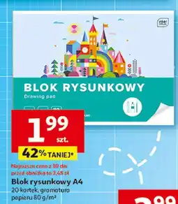 Auchan Blok rysunkowy a4/20 Interdruk oferta