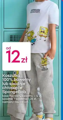 Pepco Spodnie z bawełną spongebob 134-107 cm oferta