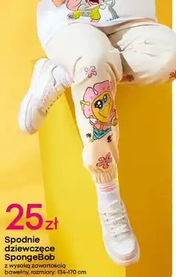 Pepco Spodnie dziewczęce spongebob 134-170 cm oferta