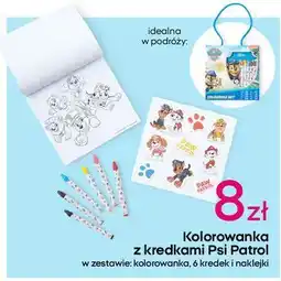 Pepco Kolorowanka z kredkami i naklejkami psi patrol oferta