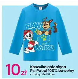 Pepco Koszulka chłopięca psi patrol rozm. 104-134 cm oferta