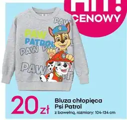 Pepco Bluza chłopięca 104-134 psi patrol oferta