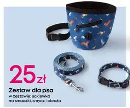 Pepco Zestaw dla psa: sakiewka na smaczki + smycz obroża oferta