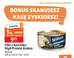 E.Leclerc Konserwa Filet z kurczaka High Protein Krakus Animex oferta
