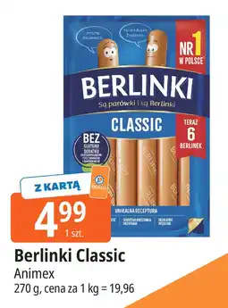 E.Leclerc Parówki Berlinki Classic Animex oferta