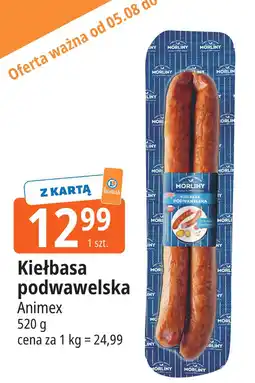 E.Leclerc Kiełbasa podwawelska Animex oferta