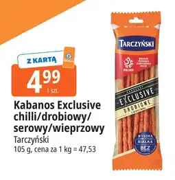 E.Leclerc Kabanos Exclusive chilli/drobiowy/serowy/wieprzowy Tarczyński oferta