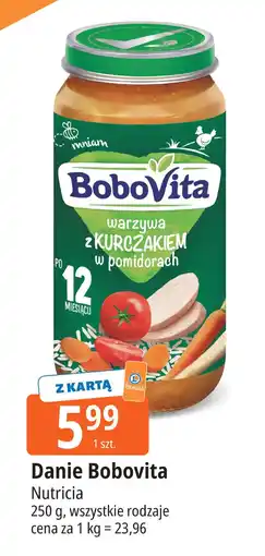 E.Leclerc Danie dla dzieci Bobovita warzywa z kurczakiem w pomidorach Nutricia oferta
