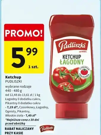 Intermarche Ketchup Pudliszki oferta