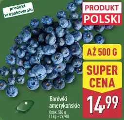 ALDI Borówki amerykańskie oferta
