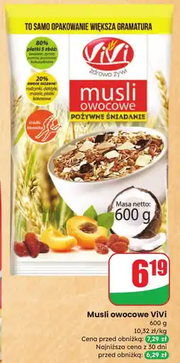 Dino Płatki musli owocowe ViVi oferta