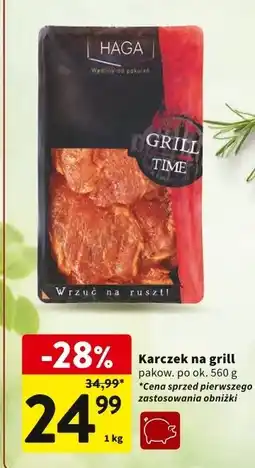Intermarche Karczek na grill HAGA oferta