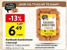 Intermarche Kiełbaski bankietowe z kurcząt Prosto z Wędziarni oferta
