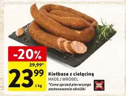 Intermarche Kiełbasa z cielęciną Madej Wróbel oferta