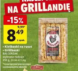 Intermarche Kiełbaski na ruszt, grillbaski Balcerzak oferta