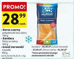 Intermarche Dorsz czarny, sandacz, łosoś norweski MyFood oferta