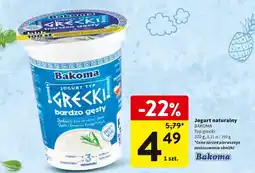 Intermarche Jogurt naturalny typ grecki BAKOMA oferta