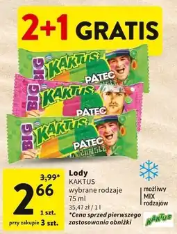 Intermarche Lody Kaktus oferta