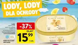 Intermarche Lody Carte D'Or Vanilla oferta
