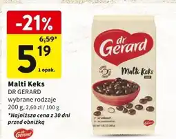 Intermarche Ciastka Malti Keks Dr Gerard oferta