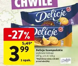Intermarche Ciastka Delicje Szampańskie oferta