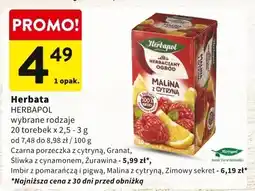 Intermarche Herbata HERBAPOL różne rodzaje oferta