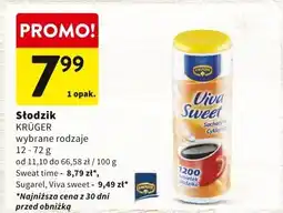 Intermarche Słodzik KRUGER różne rodzaje oferta