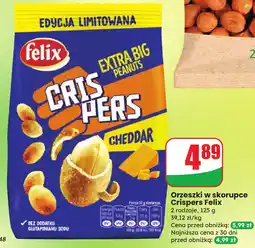 Dino Orzeszki w skorupce Crispers Felix Cheddar oferta