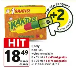Intermarche Lody Kaktus oferta