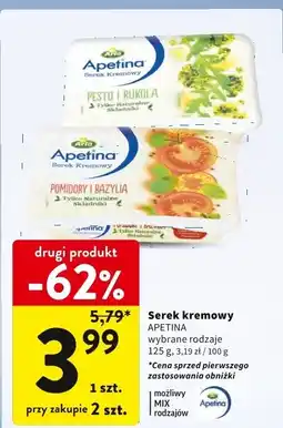 Intermarche Serek kremowy Apetina oferta
