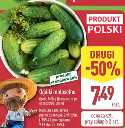 ALDI Ogórki małosolne oferta