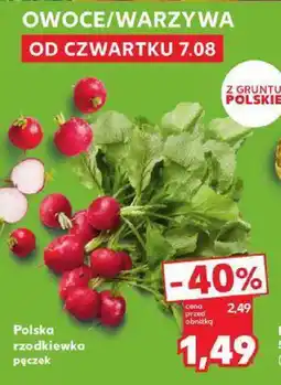 Kaufland Rzodkiewka - pęczek Kaufland oferta