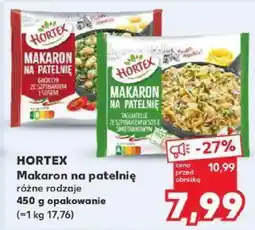 Kaufland Makaron na patelnię, różne rodzaje Hortex oferta