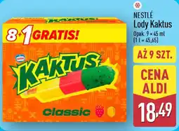 ALDI Lody Kaktus oferta