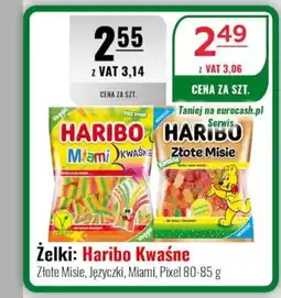 Eurocash Żelki: Haribo Kwaśne oferta