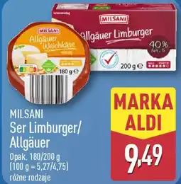 ALDI Ser Limburger/Allgäuer oferta