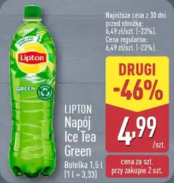 ALDI Napój Ice Tea Green oferta