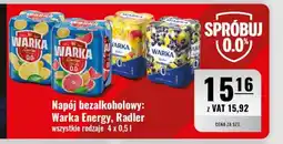 Eurocash Napój bezalkoholowy: Warka Energy, Radler oferta
