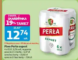 Auchan Piwo Perła Export oferta