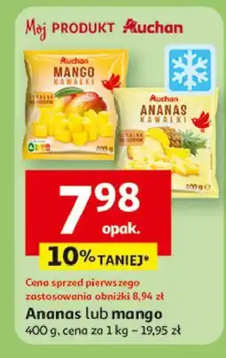 Auchan Ananas kawałki Auchan Różnorodne (Logo Czerwone) oferta