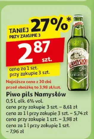 Auchan Piwo Namysłów Pils oferta