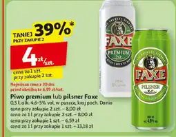 Auchan Piwo Faxe Pilsner oferta