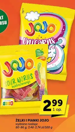 Euro Sklep Żelki i pianki JOJO Unicornix, Sour Worms oferta