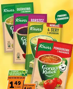Euro Sklep Zupa pomidorowa Knorr Gorący Kubek z makaronem oferta