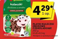 Euro Sklep Płatki kuleczki zbożowe o smaku czekoladowym groszek oferta